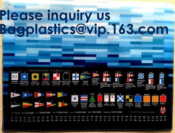 Waterproof Regatta Document Pouch Zip-Lock Zipper Documents Bags Vinyl Documentation File Bags Stitched Sailcloth Pouche