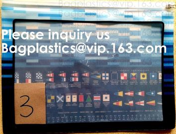 ISAF Racing Rules Book Bag Notes Bags  Tools Bags  Small Parts Bags,Zip lockk Entry Bags Sailcloth Or Underwater Blue Bags