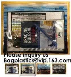 Slider Zip Folder PVC File Clear Pencil Pen Bag,Promotional Prices Slider Zipper Clear Pvc Zip Lock Filing Bag, bagease