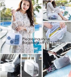 Small Storage Bags For Makeup Zipper Pouch Travel Cosmetic Transparent Clear PVC Bag,Makeup Bag Waterproof Cute Clear Tr