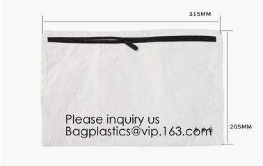 Waterproof Tyvek Paper File Bag Geometric Pattern Tyvek Bag For Document,File Cover/Unique Tyvek File Folder Document Ba