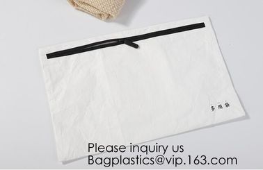 Waterproof Tyvek Paper File Bag Geometric Pattern Tyvek Bag For Document,File Cover/Unique Tyvek File Folder Document Ba