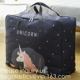 Household 100% Polyester Quilt Storage Bag Travelling Bag With Zipper For Clothes,Quilt storage bag, Quilt handle bag