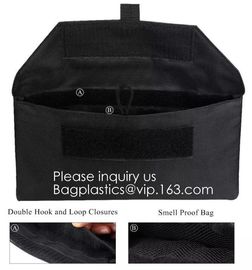 Laser PVC Carbon Lined Small Pocket Smell Proof Bag 11x7 - Store all your Smelly smoking accessories with combo lock,