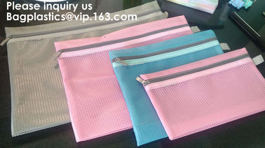 A4 Office File Folder Zip Lock Mesh Color Package Clear PVC Document Bag,File Folder Mesh Document Bag Clear Bag Button