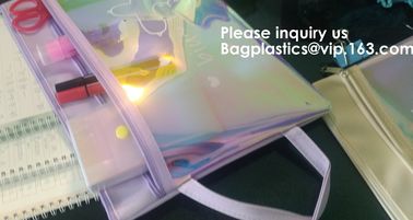 Waterproof Lining Fabric Stationery File Folder Hanging File Tote Bag,School Home Subject/Homework Storage Bag, BAGEASE