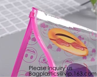 Fashion Eco Friendly Clear EVA Waterproof Transparent Cosmetic Travel Bag,Triangle Cosmetic Bag Traveling EVA Makeup Bag