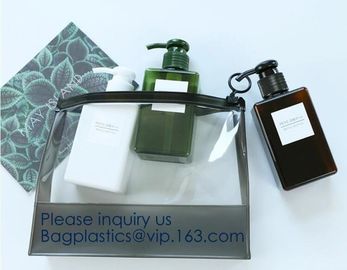 China Manufacturer Wholesale Transparent Beautiful Clear Eva Cosmetic Bag,Travel Bag With Double Zip Design, Bagease