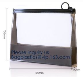 China Manufacturer Wholesale Transparent Beautiful Clear Eva Cosmetic Bag,Travel Bag With Double Zip Design, Bagease