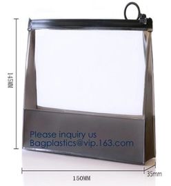 China Manufacturer Wholesale Transparent Beautiful Clear Eva Cosmetic Bag,Travel Bag With Double Zip Design, Bagease