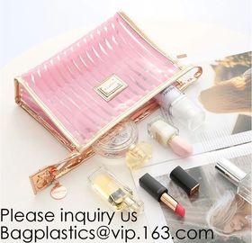Eco-friendly Soft Plastic Frosted Cosmetic EVA Zipper Bags,New Design Carry Eva Plastic Cosmetic Bags With Own Logo