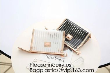 Eco-friendly Soft Plastic Frosted Cosmetic EVA Zipper Bags,New Design Carry Eva Plastic Cosmetic Bags With Own Logo