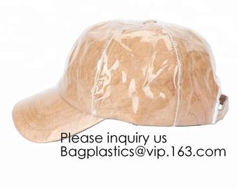 New Design Custom Tyvek&amp;Pvc Hat/Adjustable Clear Pvc Baseball Cap/Washable Tyvek Paper Hat, bagease, bagplastics, pak