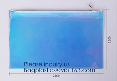 Factory Custom PVC Waterproof Makeup Pouch Travel Toiletry Bag With Logo Printing,Material Wine sling Recycled Cosmetic