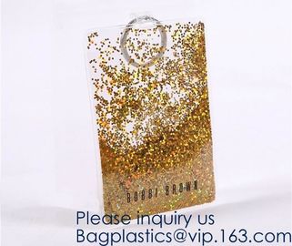 Custom Logo Glitter Cosmetic Makeup Eva Clear Pouch / Pouches,Smiggle Pencil Case With Glitter,Tissue Bag CD Case Docume