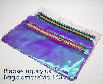 Custom outdoor EVA makeup pouch semi-transparent Soft Plastic toiletry bags Water proof PVC/EVA makeup organizer pack