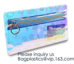 Amazon Top Seller Travel Organizer Transparent Foldable Pouch Clear Eva Makeup Travel Bag, cosmetic pouch eva clear poly