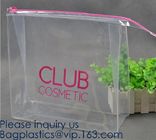 Promotional eco-friendly clear soft eva cosmetic toiletry zipper bag,cosmetic bag for swimwear/ large capacity storage b