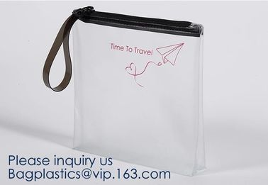 Custom Pvc Vinyl Zip lockk Frosted Plastic Toiletry Bag,Foldable cosmet makeup bag for travel,Cosmetic Makeup Toiletry Bag