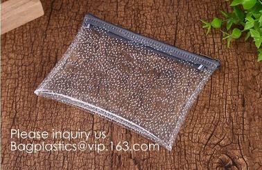 Custom Pvc Vinyl Zip lockk Frosted Plastic Toiletry Bag,Foldable cosmet makeup bag for travel,Cosmetic Makeup Toiletry Bag