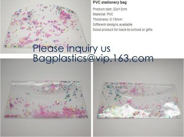 Wholesale high quality transparent eva cosmetic bag for swimwear/ large capacity storage bag for toiletries, BAGEASE