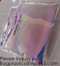 New Design Holographic Makeup Bag Pvc Cosmetic Bag With Zip lockk Cushioning Bubble Mailer Zip lockk Bubble Bag, bagease