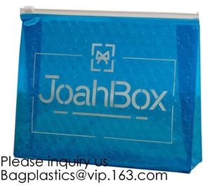 Make Up Or Cosmetic Packing Mini Zip lockk Bags Cushioning Laser Pvc Zip lockk Bubble Bag Holographic Zipper Bag PVC Laser C