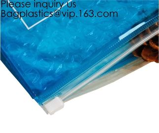 Make Up Or Cosmetic Packing Mini Zip lockk Bags Cushioning Laser Pvc Zip lockk Bubble Bag Holographic Zipper Bag PVC Laser C