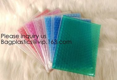 Best Seller Waterproof Cosmetic Zip lockk Bubble Bag/Custom Printing PVC Bubble Mailer With Zipper, bagease, bagplastics