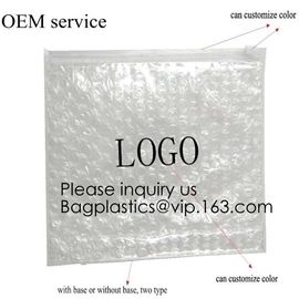 Wholesale PVC Plastic Zipper Bubble Cosmetic Bag With Custom Logo,Holographic Zip lockk Bubble Bag For Cosmetic/Hologram B