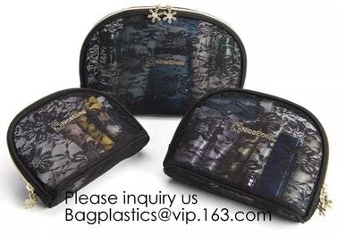 Makeup Bag for Women With Mirror,Pouch Bag,Makeup Brush Bags Travel Kit Organizer Cosmetic Bag, bagease, bagplastics pac