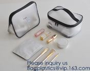 Clear Toiletry Makeup Bag, Travel Case, Cosmetic Organizer PVC Plastic w/Handle,Travel Organizer for Women &amp; Man, Polyes