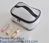 Clear Toiletry Makeup Bag, Travel Case, Cosmetic Organizer PVC Plastic w/Handle,Travel Organizer for Women &amp; Man, Polyes