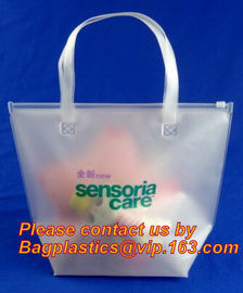 moisture proof eva school bag pu shoulder bag flat handle plastic bag, eve handle bags, pvc handle bags, striated bag wi