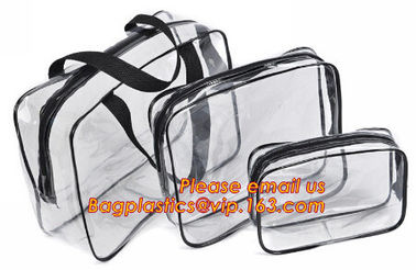 waterproof hanging toiletry bag for travel, Vinyl Transparent PVC Cosmetic Bag /Clear Toiletry Bag/PVC Travel Makeup Bag