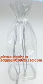 vinyl drawstring organza gift bags, PVC Drawstring cosmetic clear vinyl bags, Drawstring Bag For Gift Packaging, eva, tp