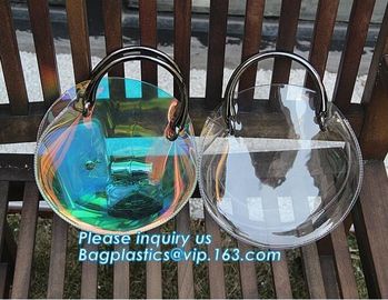 eco friendly teen fashion clear PVC handbag, Plastic PVC Handbags for Women, Promotional low price wholesale pvc handbag