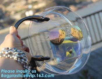 women tote bag transparent pvc handbag, PVC Vinyl Beach Tote Bags Handbag With Handle, handbag tote bag with inner draws