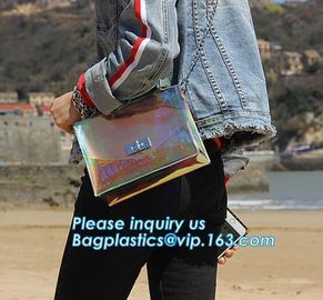 Translucent color fashion PVC handbag, ladies shoulder bag pu/pvc Women Handbags, Womens Clear Tote Bags for Shoulder Cl