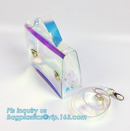 summer laser pvc shopping bag fashion transparent PVC tote handbag, Promotional cheap clear ladies fashion pvc plastic H