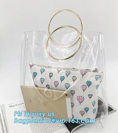 pvc candy bag cross body candy shoulder bag with chain, Clear PVC Beautician Fashion shoulder bag for women and girls, T