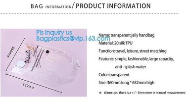 fancy bags elegant transparent PVC handbags, custom handbags made in china, shopping handbag PVC ladies shopping handbag