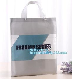 fashion custom pvc shopping bag with your logo, eco-friendly transparent shopping bag by machine for cosmetic gift cheap
