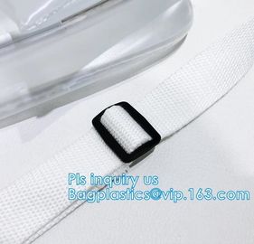 Stadium Purse PVC Handbag Chain Crossbody Bag, holographic transparent pvc handbag korean crossbody jelly bag, Travel ma