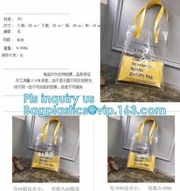 Toiletry Cosmetic Pvc Handle Bag, pvc bag withTube handle custom popular pvc bag wholesale, Waterproof Transparent Cosme