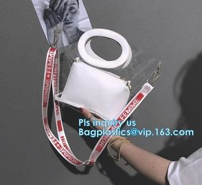 tote bag pu waterproof beach package handbag, Colorful PVC PU Handbag For Woman, Beach Bag Women Handbag With Cotton Rop