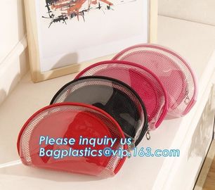 Storage PVC bag,clear pvc cosmetic bag with zipper ,clear pvc bag, TPU or PVC Cosmetic Travel Bag for Ladies, toiletry k