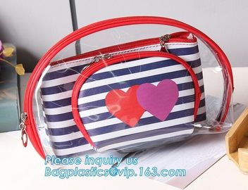 toiletry kits pvc zipper pouch makeup bag cosmetic travel organizer, Travelling Fashion Clear PVC Cosmetic Bag, clutch