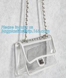 Promotional Transparent Plastic Heat Seal Sewing Zipper Makeup Bag Clear PVC Cosmetic Bag, travel pvc cosmetic bags, pac