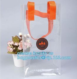 Transparent PVC Cosmetic Bag for carrying Makeup Toiletry Compact Size, luxury holographic PVC hanging travel cosmetic m